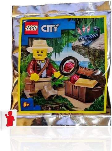 لعبة LEGO City Jungle Explorer مع قبعة فيدورا وصدر كنز وعقرب (إصدار محدود) in Saudi Arabia