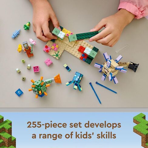 LEGO Minecraft The Guardian Battle 21180 Building Kit; Underwater Adventure Playset; Great Gift for Kids Aged 8+ (255 Pieces) in Saudi Arabia