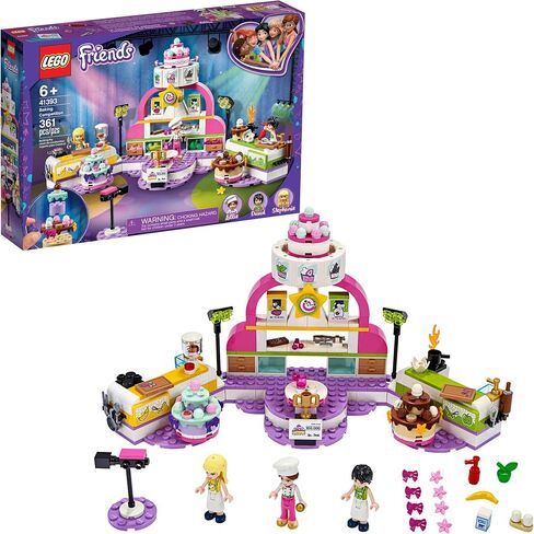 LEGO Friends Baking Competition 41393 Building Kit, Set Baking Toy, Featuring 3 Friends Characters and Toy Cakes (361 Pieces) in Saudi Arabia