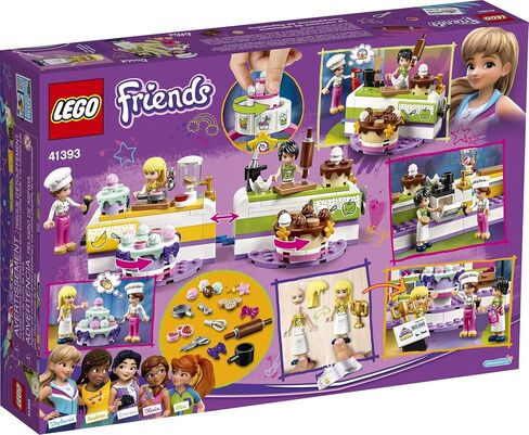 LEGO Friends Baking Competition 41393 Building Kit, Set Baking Toy, Featuring 3 Friends Characters and Toy Cakes (361 Pieces) in Saudi Arabia