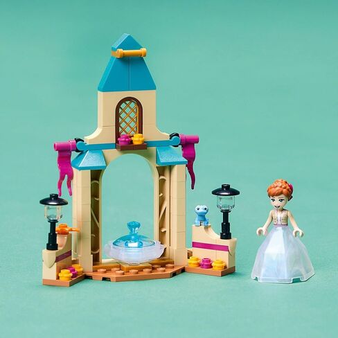 LEGO Disney Princess Anna’s Castle Courtyard 43198 Building Toy Set for Kids, Girls, and Boys Ages 5+ (74 Pieces) in Saudi Arabia