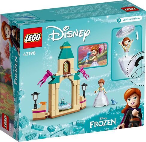 LEGO Disney Princess Anna’s Castle Courtyard 43198 Building Toy Set for Kids, Girls, and Boys Ages 5+ (74 Pieces) in Saudi Arabia