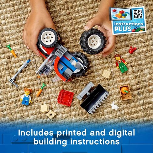 LEGO City Great Vehicles Tractor 60287 Building Toy Set for Kids, Boys, and Girls Ages 5+ (148 Pieces) in Saudi Arabia
