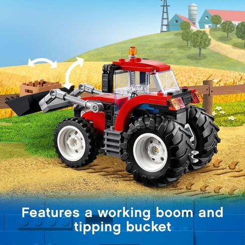 LEGO City Great Vehicles Tractor 60287 Building Toy Set for Kids, Boys, and Girls Ages 5+ (148 Pieces) in Saudi Arabia
