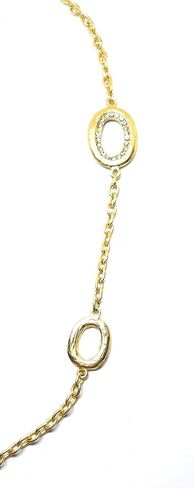 Cookie Lee Gold Link Necklace (C6) 4307 in Saudi Arabia