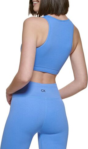Calvin Klein Performance Women's Thin Ribbed V-Neck Sports Bra with Removable Cups in Saudi Arabia