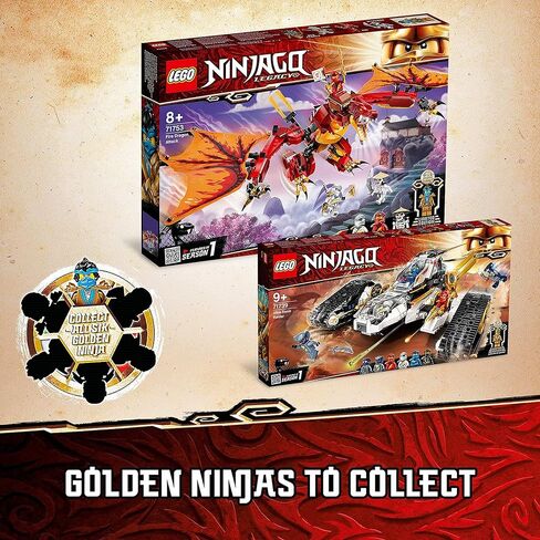 LEGO 71753 NINJAGO Legacy Fire Dragon Attack Toy with Kai, Zane and NYA Minifigures, Ninja Play Set, Gifts for 8 Plus Year Old Boys & Girls in Saudi Arabia