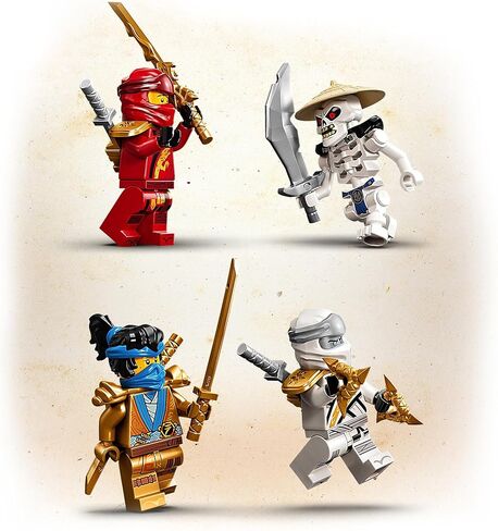 LEGO 71753 NINJAGO Legacy Fire Dragon Attack Toy with Kai, Zane and NYA Minifigures, Ninja Play Set, Gifts for 8 Plus Year Old Boys & Girls in Saudi Arabia