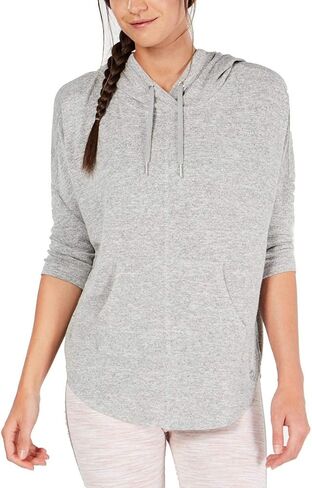 Calvin Klein Performance Women's 3/4 Sleeve Crossover Hoodie Pullover in Saudi Arabia