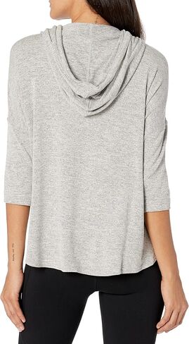 Calvin Klein Performance Women's 3/4 Sleeve Crossover Hoodie Pullover in Saudi Arabia