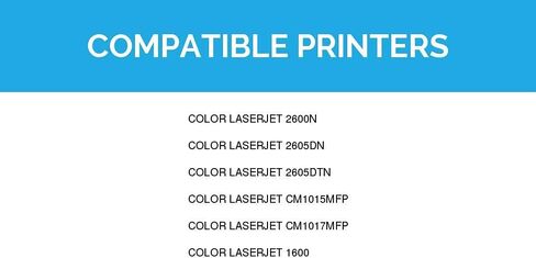LD Remanufactured Toner Cartridge Replacements for HP 124A (1 Black, 1 Cyan, 1 Magenta, 1 Yellow, 4-Pack) in Saudi Arabia