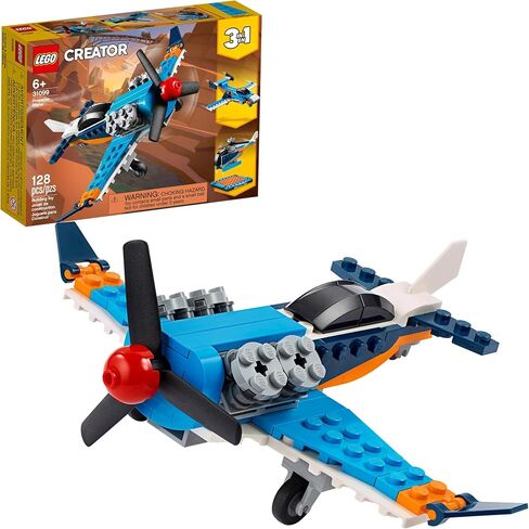 LEGO Creator 3in1 Propeller Plane 31099 Flying Toy Building Kit, New 2020 (128 Pieces) in Saudi Arabia