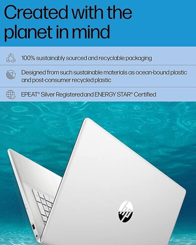 كمبيوتر محمول HP للأعمال بشاشة لمس عالية الدقة مقاس 17.3 بوصة، الجيل الحادي عشر Intel Core i7-1165G7، Windows 11 Pro، ذاكرة الوصول العشوائي 32 جيجابايت، 1 تيرابايت SSD، لوحة مفاتيح بإضاءة خلفية، HDMI، WiFi 6، كاميرا ويب، عمر بطارية طويل، بطاقة USB Durlyfi in Kuwait