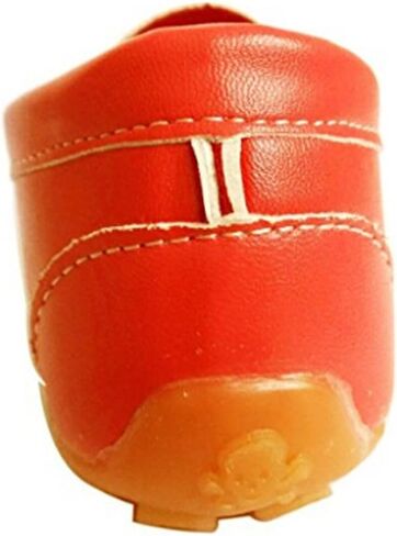 Evelin LEE Toddler Kid Boys Girls Soft Casual Loafers Slip-On Boat-Dress Shoes/Sneakers Red-Toddler 6.5M in Kuwait