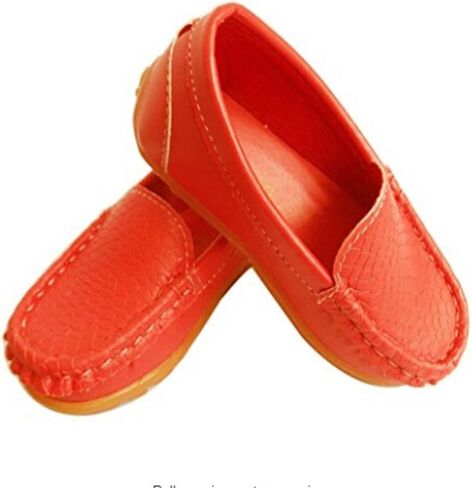 Evelin LEE Toddler Kid Boys Girls Soft Casual Loafers Slip-On Boat-Dress Shoes/Sneakers Red-Toddler 6.5M in Kuwait