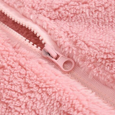 Evelin LEE Baby Boys Girls Winter Warm Fleece Hooded Coats Zip Up Cute Outwear Jacket in Saudi Arabia