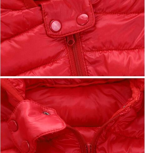 Evelin LEE Baby Boys Girls Winter Warm Zip Up Hooded Jacket Coat Lightweight Quilted Puffer Outwear in Saudi Arabia