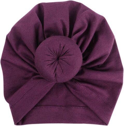Evelin LEE 5pcs Newborn Hospital Hat Knotted Nursery Beanie Cute Infant Cap Turban Headwear in Saudi Arabia