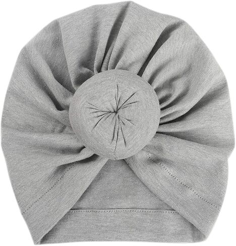 Evelin LEE 5pcs Newborn Hospital Hat Knotted Nursery Beanie Cute Infant Cap Turban Headwear in Saudi Arabia