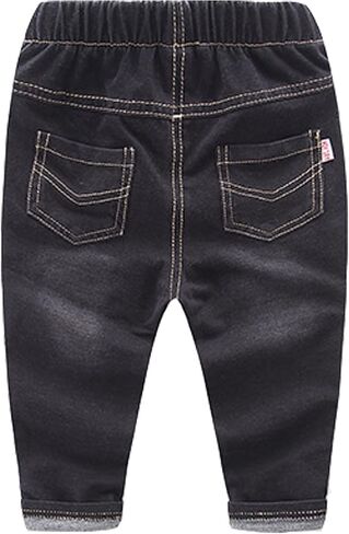 Evelin LEE Toddler Baby Boys Denim Pants Elastic Waist Denim Pants Jeans in Saudi Arabia