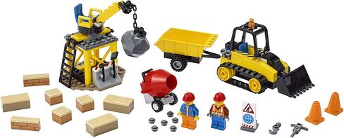 LEGO City Construction Bulldozer 60252 Toy Construction Set, Cool Building Set for Kids (126 Pieces) in Saudi Arabia