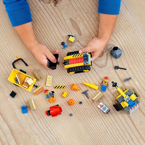 LEGO City Construction Bulldozer 60252 Toy Construction Set, Cool Building Set for Kids (126 Pieces) in Saudi Arabia