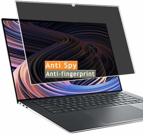 Vaxson Privacy Screen Protector, compatible with Dell XPS 15 9000 9520 touch 15.6 laptop Anti Spy Film Protectors Sticker [ Black in Saudi Arabia