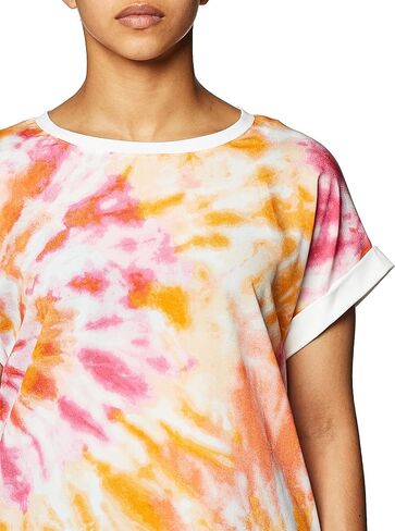 Calvin Klein Women's Short Sleeved Top with Printed Front in Saudi Arabia