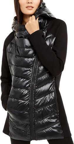 CALVIN KLEIN Womens Black Puffer Jacket Size: L in Saudi Arabia