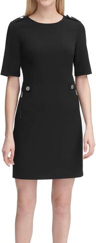 Calvin Klein Women's Crepe Shift Dress in Saudi Arabia