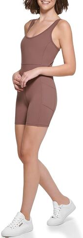 Calvin Klein Performance Womens V-neck Strappy Unitard in Saudi Arabia