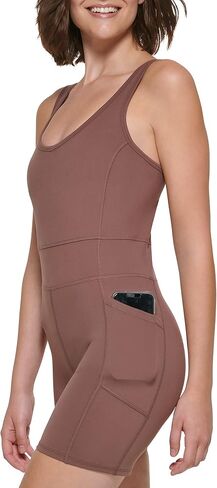 Calvin Klein Performance Womens V-neck Strappy Unitard in Saudi Arabia