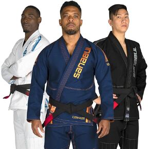 مسابقة سنابول الأساسية BJJ Gi للرجال | جيو جيتسو جي البرازيلية المتميزة | نسيج IBJJF للمنافسة والتدريب المنكمش مسبقًا in Kuwait
