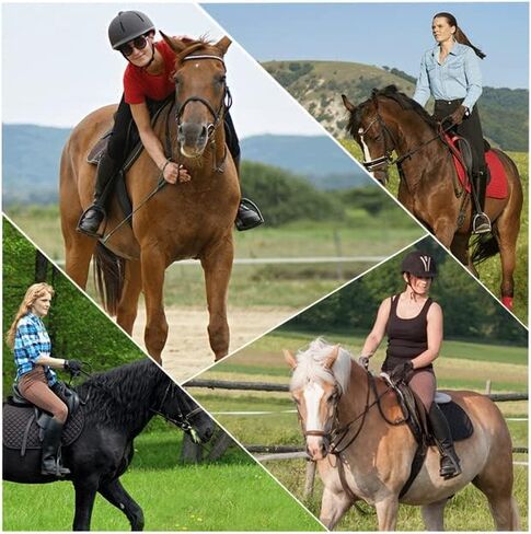 Beroy ركوب الخيل - سراويل نسائية للفروسية - سراويل ضيقة للتدريب على ركوب الخيل للسيدات بجيوب من السيليكون بمقعد كامل in Saudi Arabia