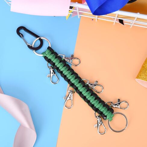 حامل أقواس التشجيع المصنوع يدويًا من DEEKA Paracord لرياضة الكلية في سن المراهقة للفتيات المراهقات في المدرسة الثانوية - أبيض in Kuwait