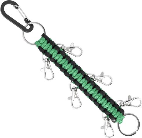 حامل أقواس التشجيع المصنوع يدويًا من DEEKA Paracord لرياضة الكلية في سن المراهقة للفتيات المراهقات في المدرسة الثانوية - أبيض in Kuwait