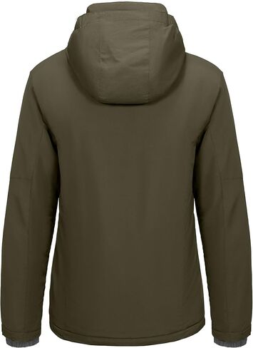 Little Donkey Andy Men's Lightweight Winter Jacket Hooded Windproof Warm Insulated Jacket for Ski Hiking in Kuwait
