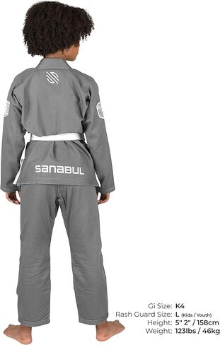 سنابول فيوتشر ليجندز BJJ Gi للأطفال والشباب | أطفال جيو جيتسو جي البرازيلية | يشتمل على حزام BJJ أبيض مجاني in Saudi Arabia