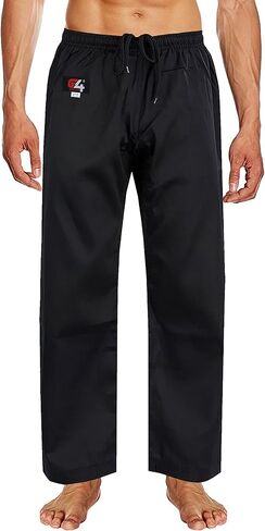 G4 VISION Karate Trousers Martial Arts Karate Pants Student Cotton GI Aikido Kids Pant Kung Fu Adults Kimono Trousers in Kuwait