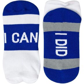 Gone For a Run Inspirational Athletic Running Socks | Women's Woven Low Cut | Inspirational Slogans | Over 25 Styles in Kuwait