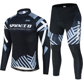 Men's Cycling Cothing Sets Bicycle Jersey Pants Kits Padded MTB Road Bike Tights Cyclist Clothing