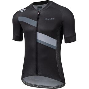 Santic الرجال الدراجات جيرسي السراويل كم قمم برو الطريق دراجة دراجة قميص كامل البريدي UPF 50 + MTB جيرسي مع جيوب in Kuwait