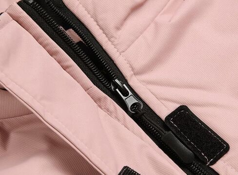 Keevoom Girl's Waterproof Ski Jacket Fleece Snow Coat Windproof Warm Winter Snowboarding Jacket with Removable Hood in Kuwait