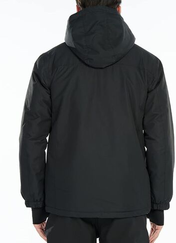 FREE SOLDIER Men's Waterproof Ski Snow Jacket Fleece Lined Warm Winter Rain Jacket with Hood Fully Taped Seams in Saudi Arabia