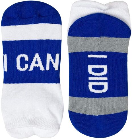 Gone For a Run Inspirational Athletic Running Socks | Women's Woven Low Cut | Inspirational Slogans | Over 25 Styles in Kuwait