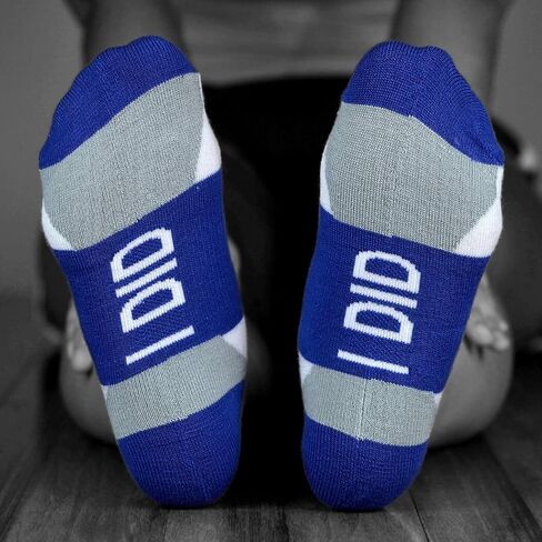 Gone For a Run Inspirational Athletic Running Socks | Women's Woven Low Cut | Inspirational Slogans | Over 25 Styles in Kuwait