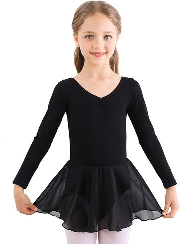 Bezioner Ballet Dance Dress Leotards Skirts for Girls Toddler Dance Costumes Outfit for Kids in Kuwait