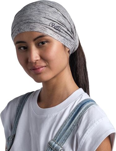 BUFF Adult CoolNet UV Half، ملابس للرقبة وعصابة رأس متعددة الوظائف، تصميمات صلبة ونمطية، مقاس واحد in Kuwait