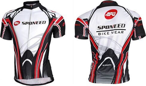 قميص رجالي لركوب الدراجات من Sponeed Bike Jersey شورت مبطن وجيد التهوية لركوب الدراجات in Saudi Arabia