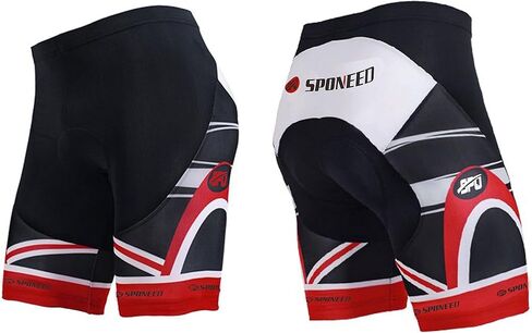 قميص رجالي لركوب الدراجات من Sponeed Bike Jersey شورت مبطن وجيد التهوية لركوب الدراجات in Saudi Arabia